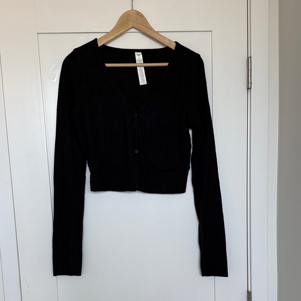 ALO Yoga Black Crop Top